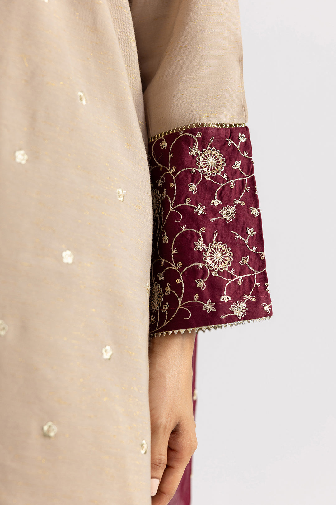 Embroidered Kurta Dupatta Trouser - 2686