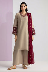 Embroidered Kurta Dupatta Trouser - 2686