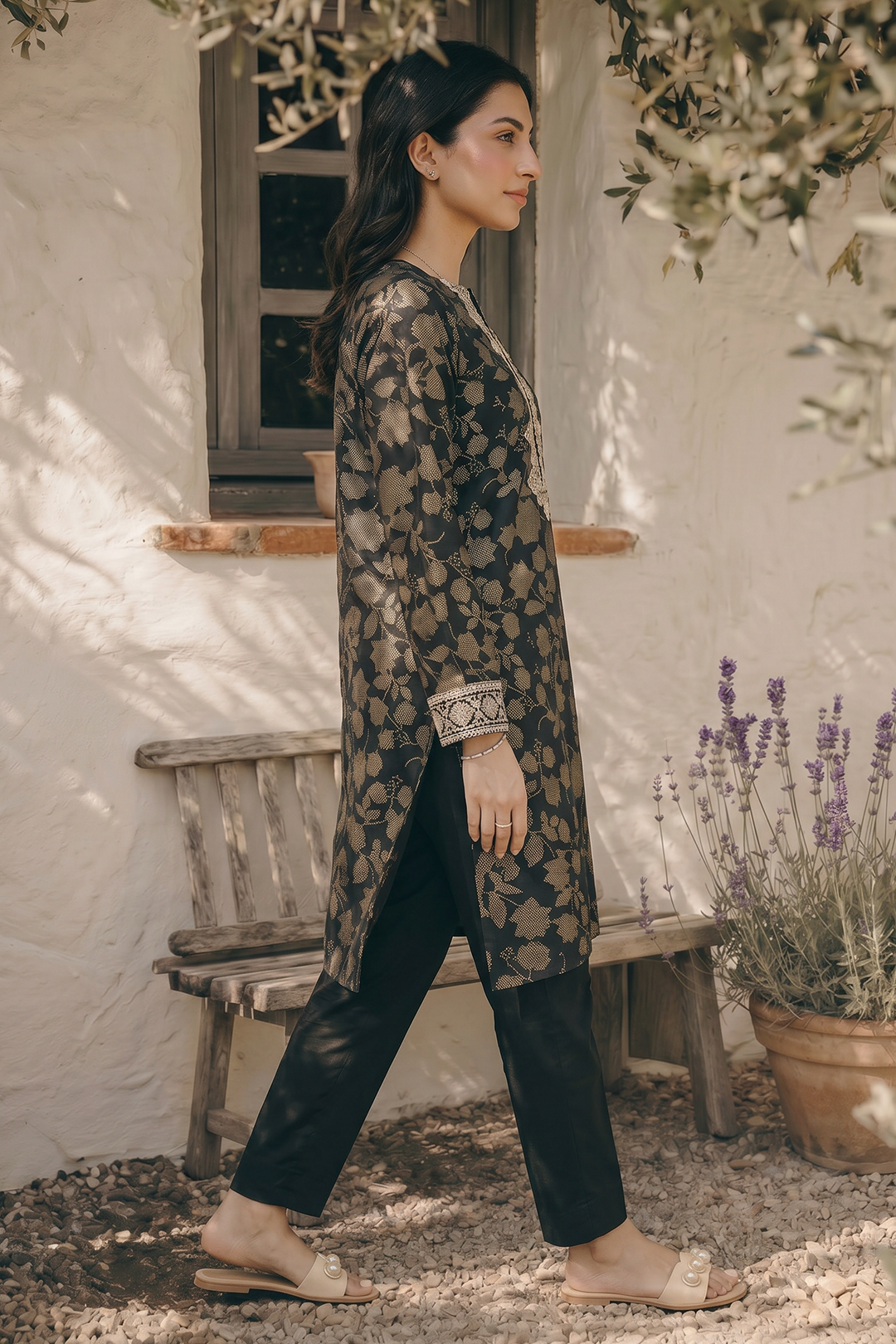 Embroidered Kurta - 2269