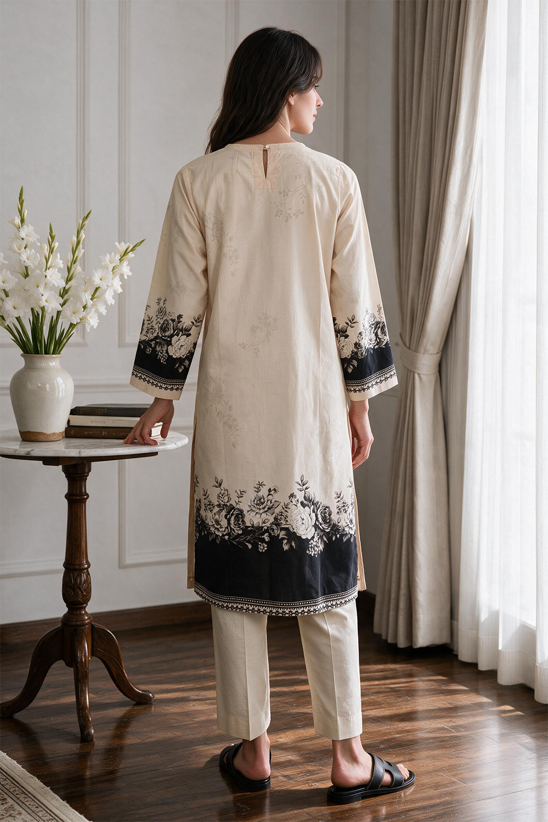 Embroidered Kurta - 2279