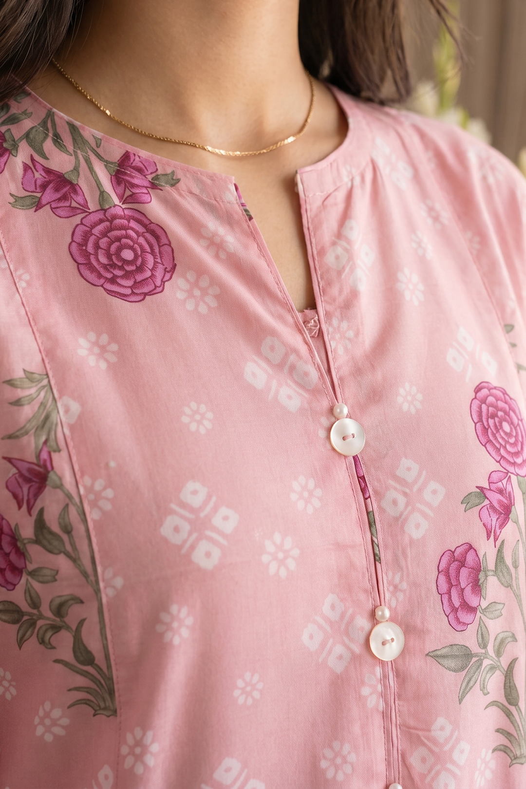 Embroidered Kurta - 2575