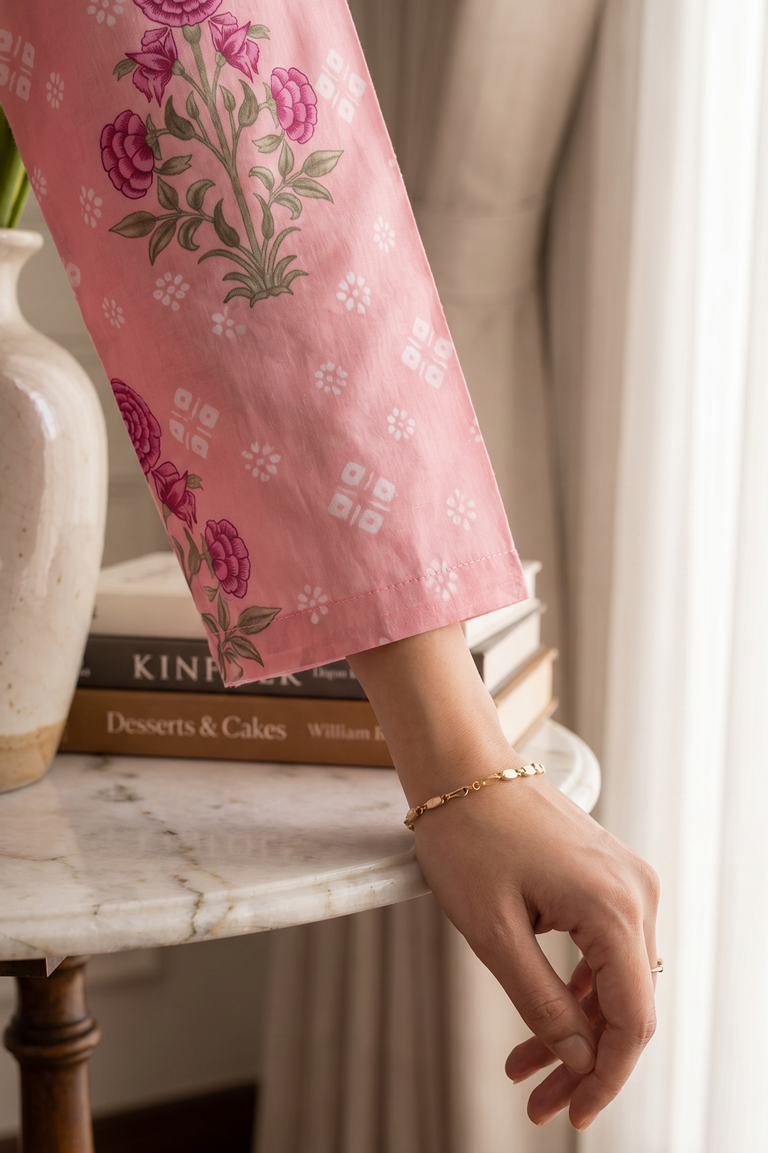 Embroidered Kurta - 2575