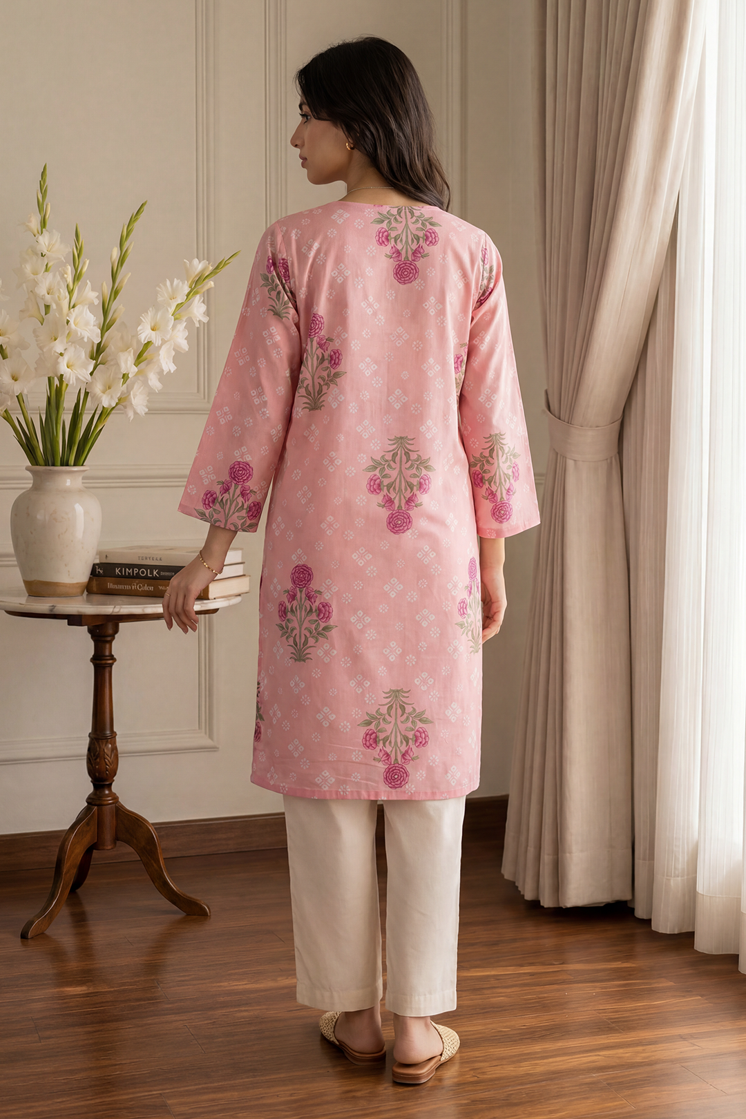 Embroidered Kurta - 2575