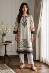Embroidered Kurta - 2581
