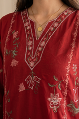 Embroidered Kurta - 2597