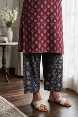 Embroidered Kurta Trouser - 1931