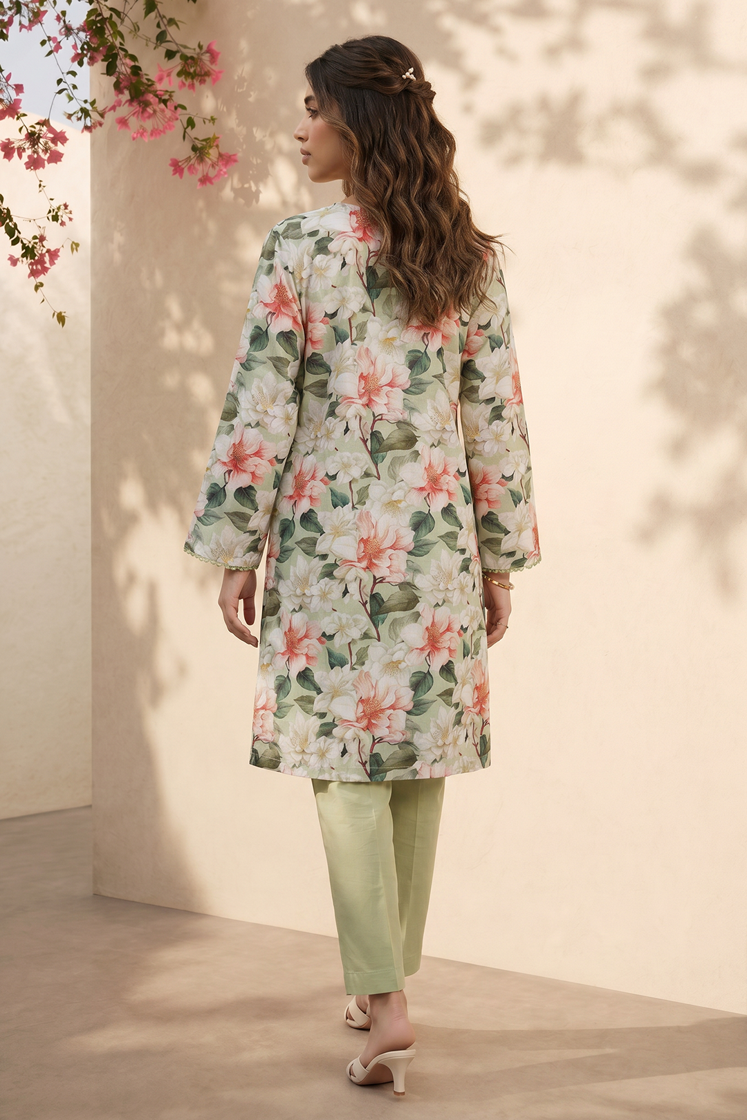 Embroidered Kurta Trouser - 2375