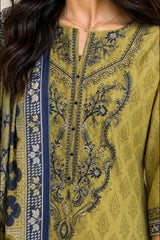 Embroidered Kurta Dupatta - 2666