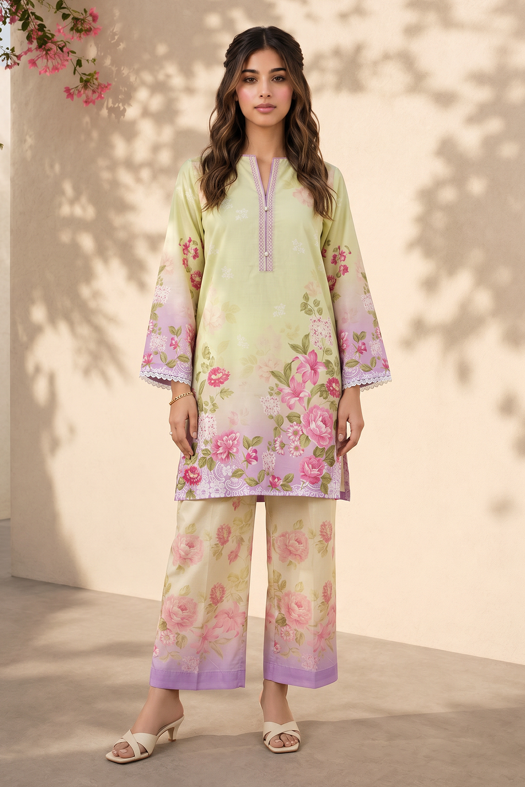 Kurta Trouser - 2833
