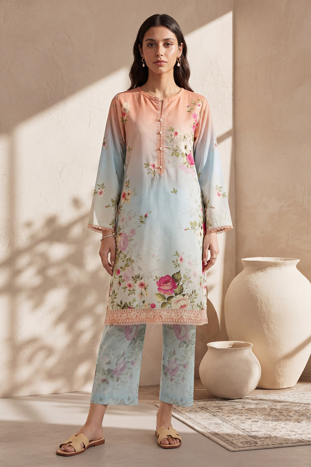Kurta Trouser - 2839