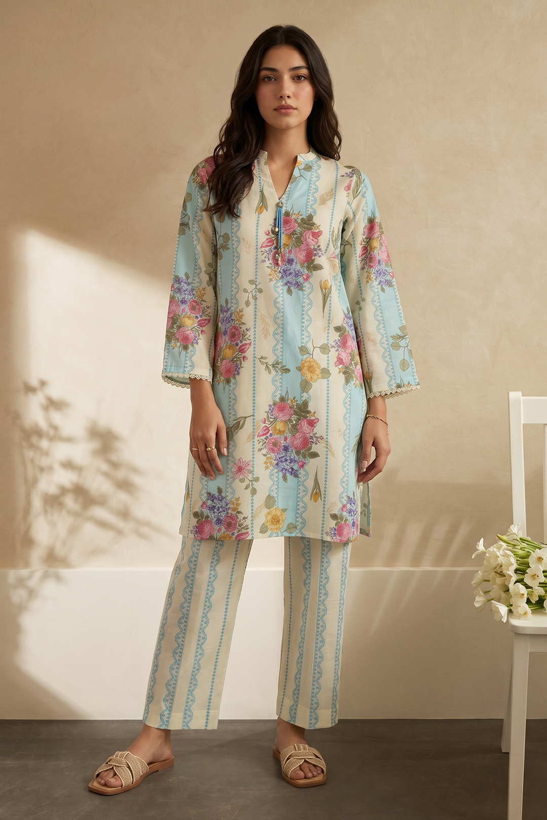 Kurta Trouser - 3093