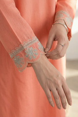 Embroidered Kurta Trouser - 3212
