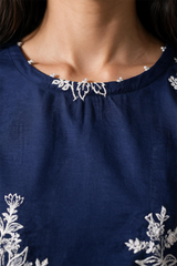 Embroidered Kurta Trouser - 3253
