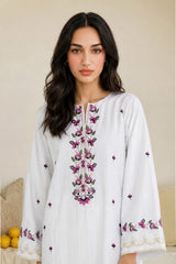 Embroidered Kurta Trouser - 3354