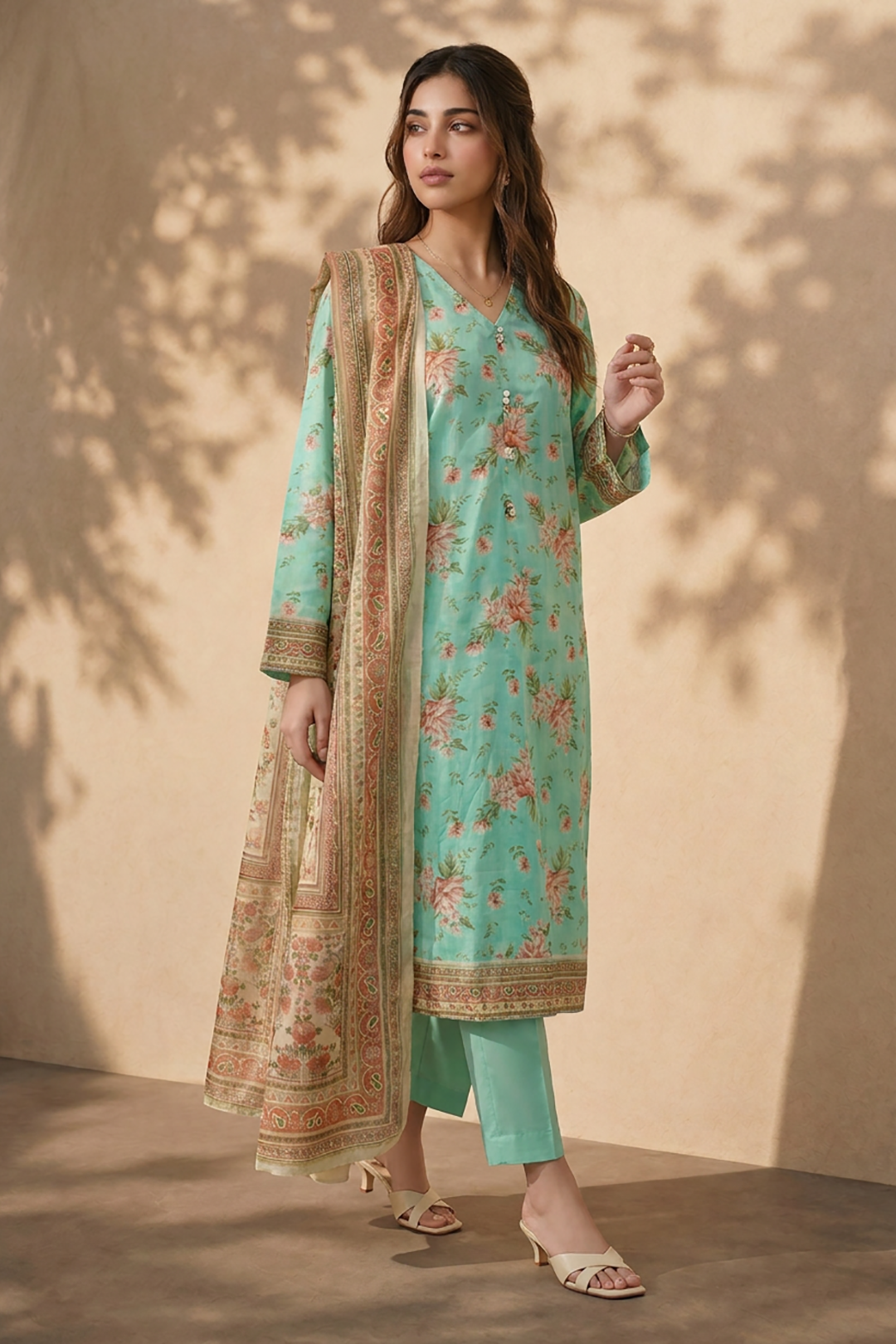 Kurta Dupatta Trouser - 2141