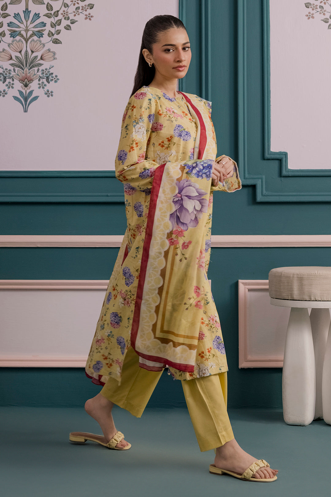 Kurta Dupatta Trouser - 2167