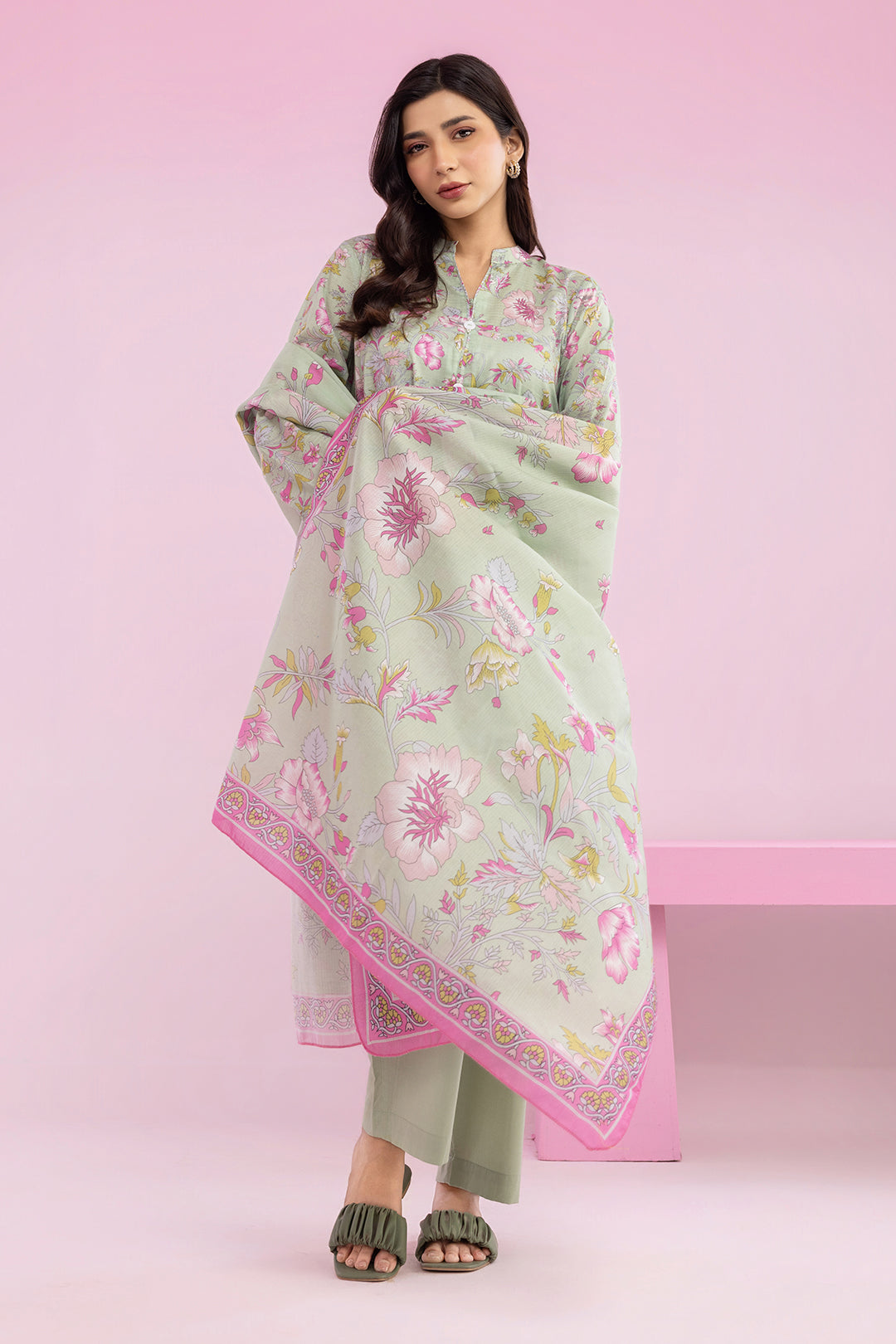 Kurta Dupatta Trouser - 2171