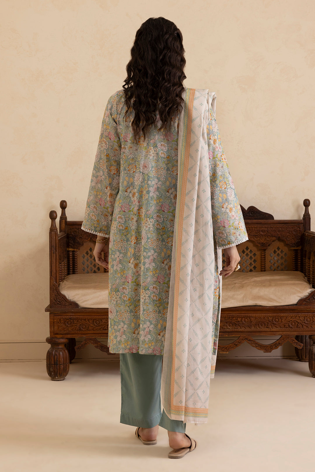 Kurta Dupatta Trouser - 2184