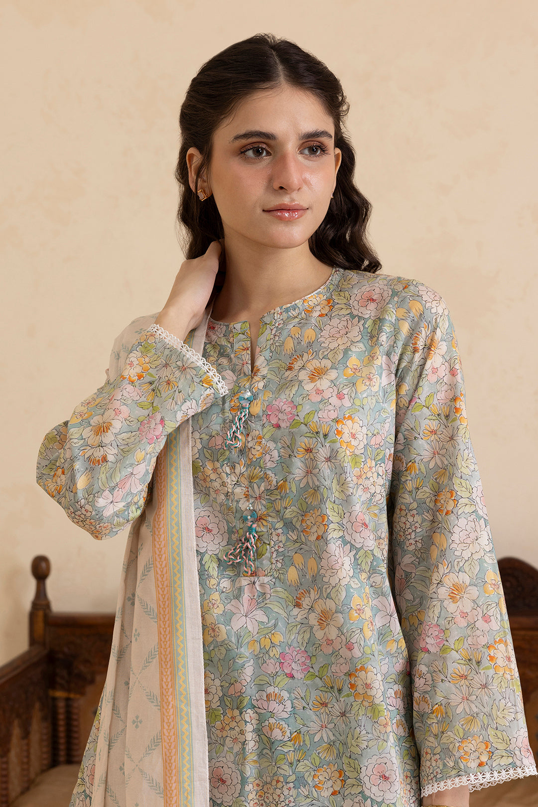 Kurta Dupatta Trouser - 2184