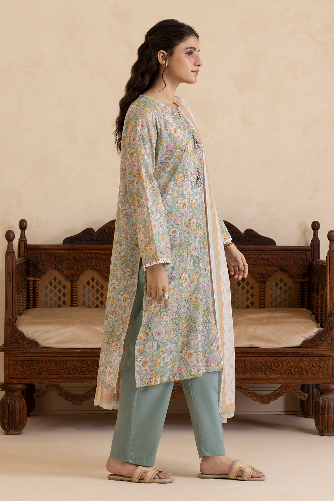 Kurta Dupatta Trouser - 2184