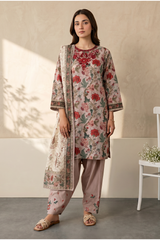 Embroidered Kurta Dupatta Trouser - 2197