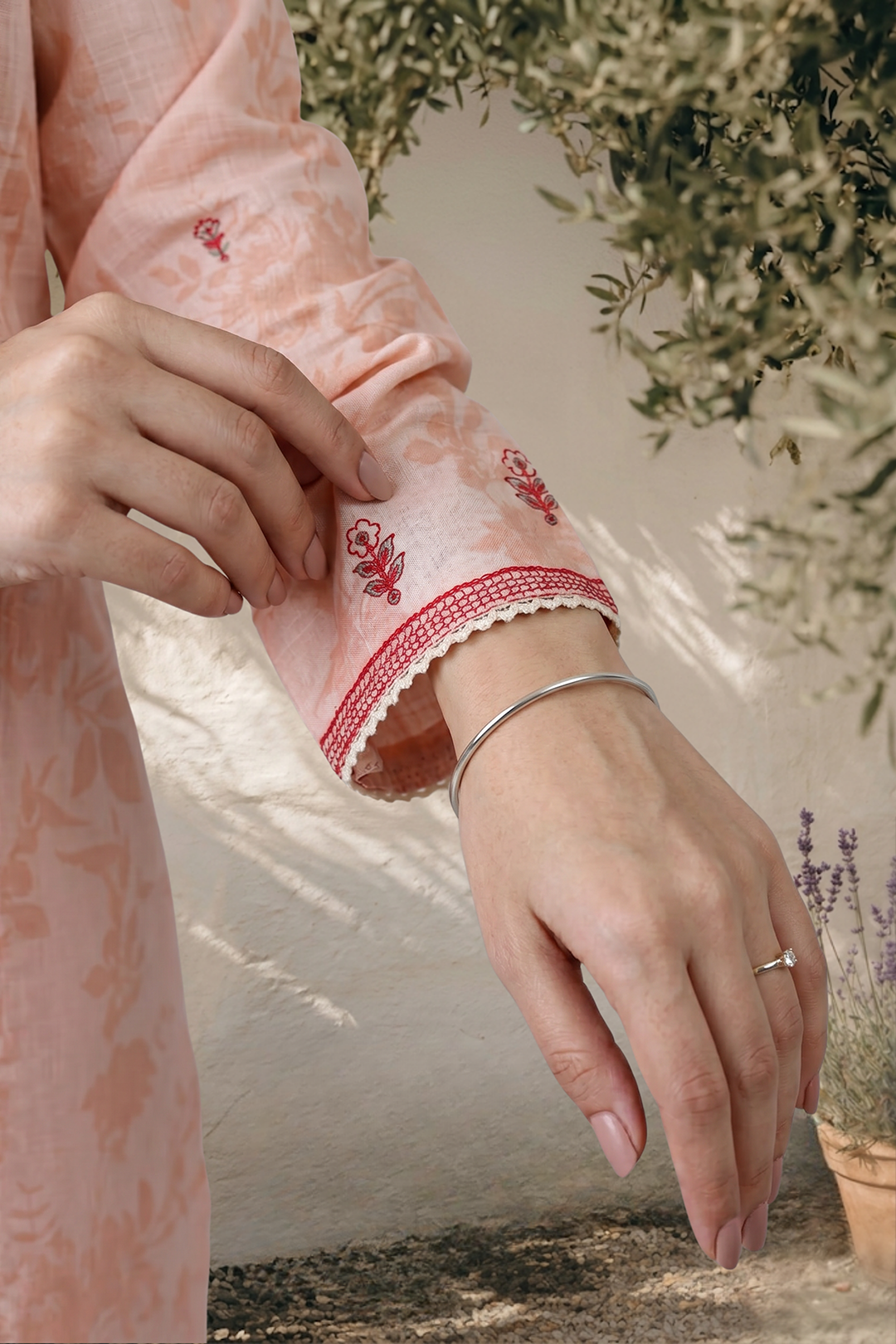 Embroidered Kurta Dupatta Trouser - 2200