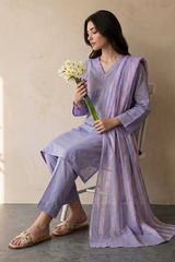 Embroidered Kurta Dupatta Trouser - 2208