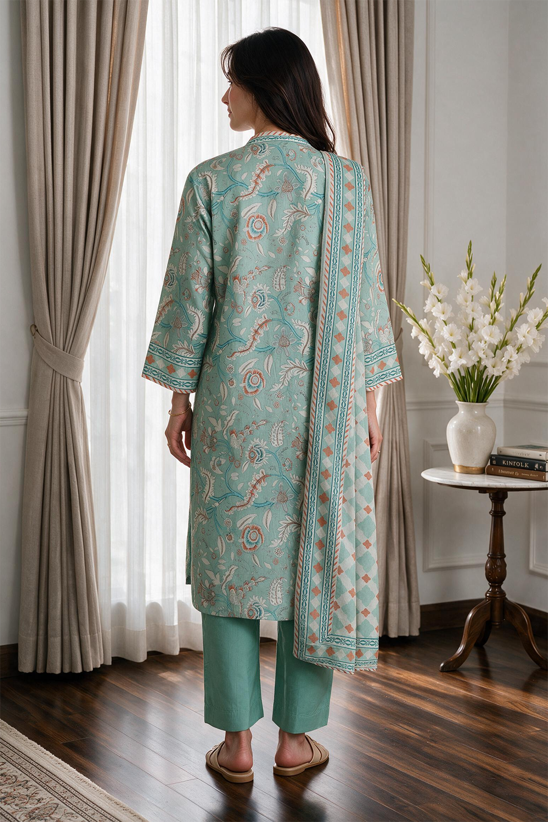 Kurta Dupatta Trouser - 2476