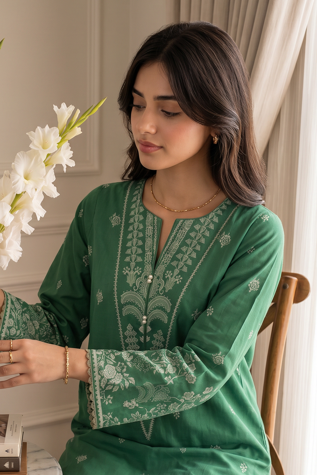 Kurta Dupatta Trouser - 2487