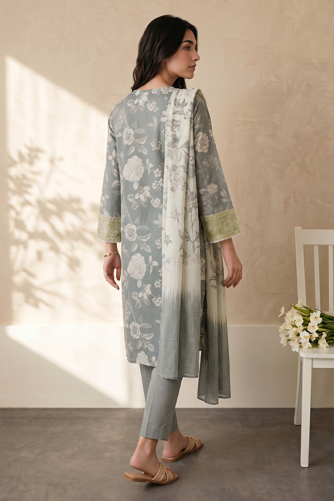 Kurta Dupatta Trouser - 2489