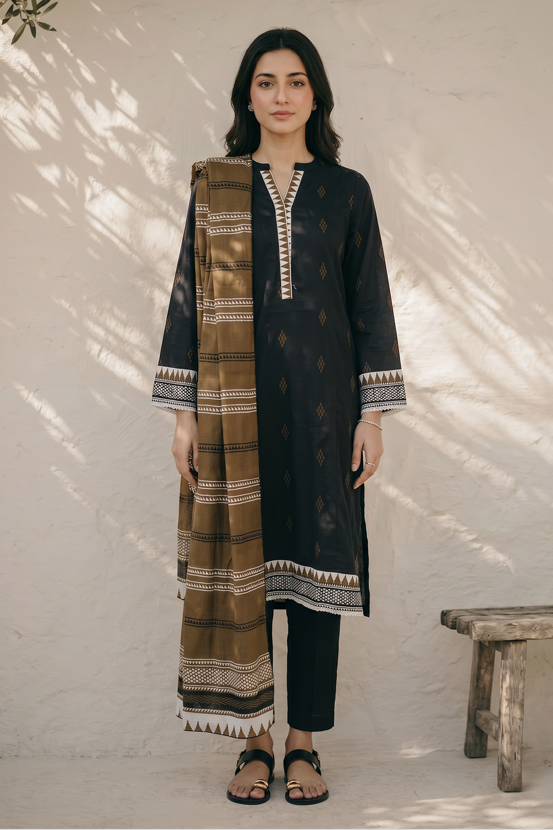 Kurta Dupatta Trouser - 2496