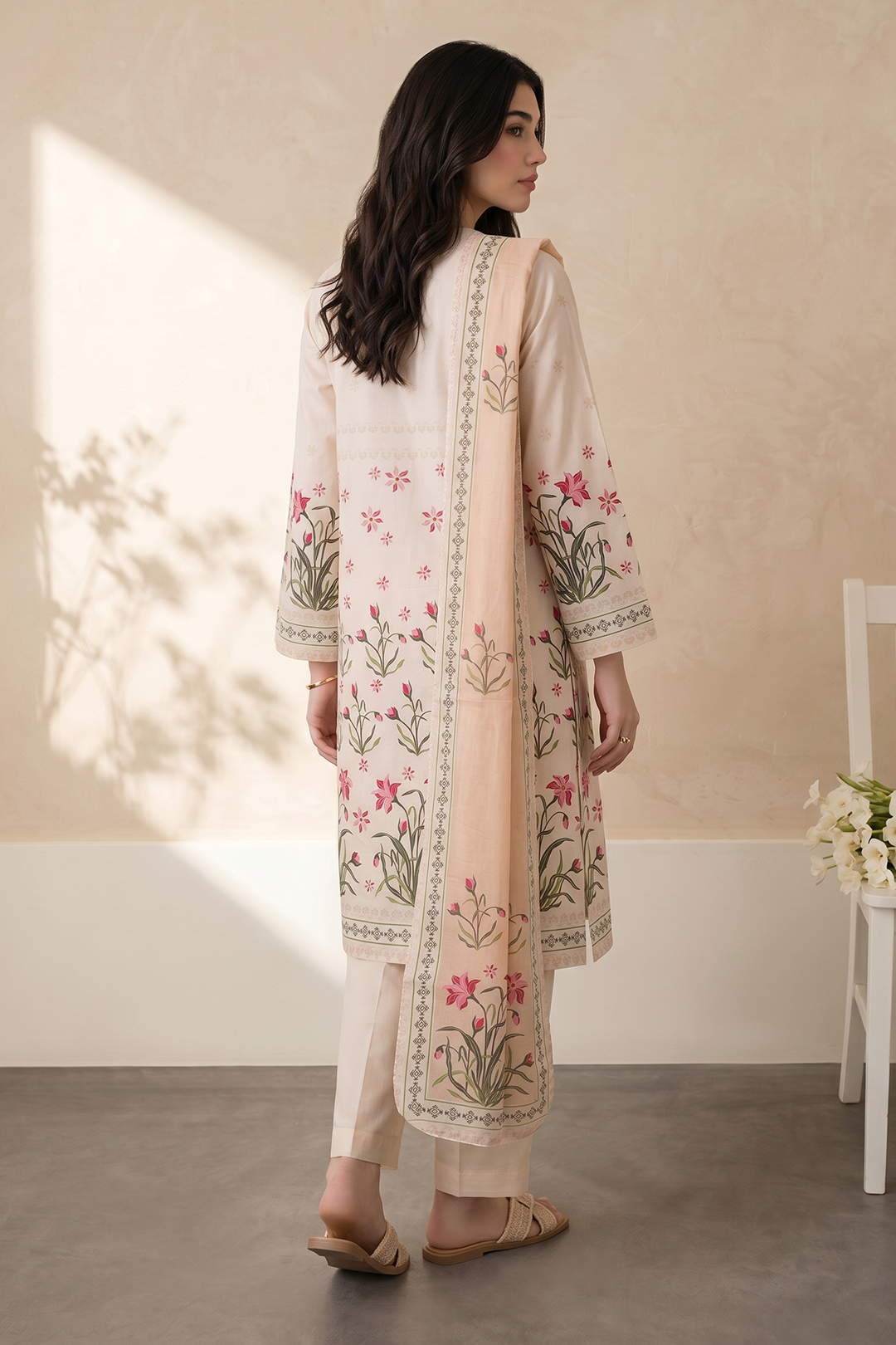 Kurta Dupatta Trouser - 2674