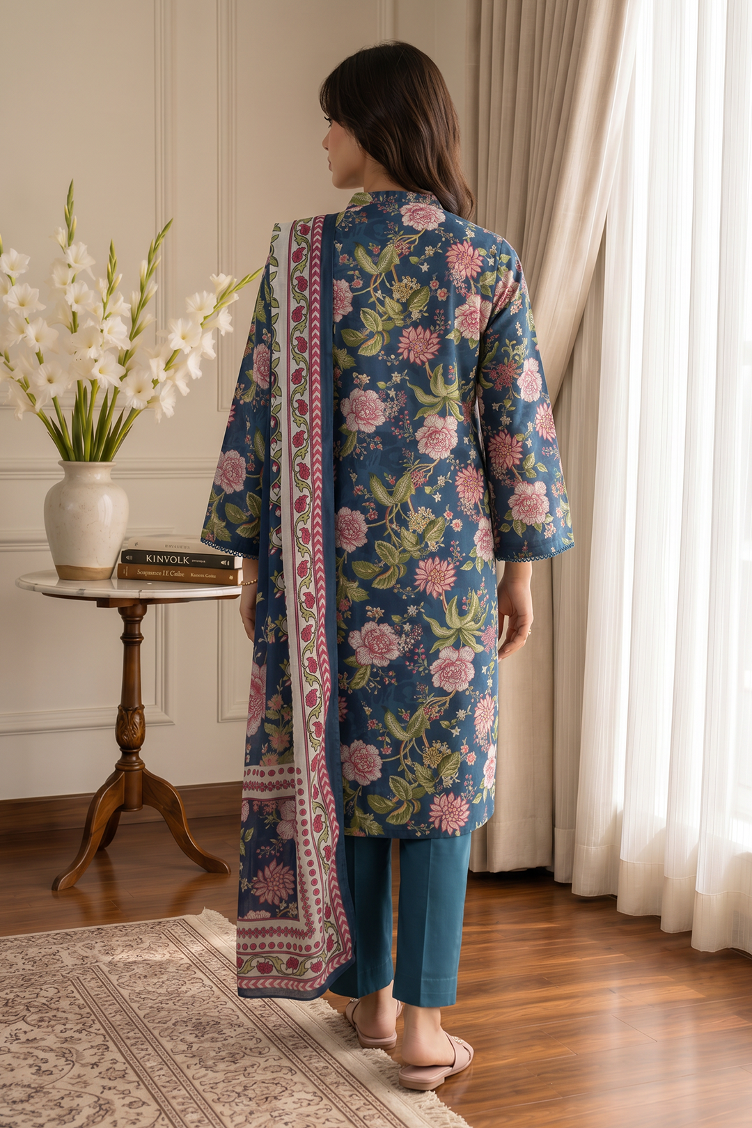 Kurta Dupatta Trouser - 2677