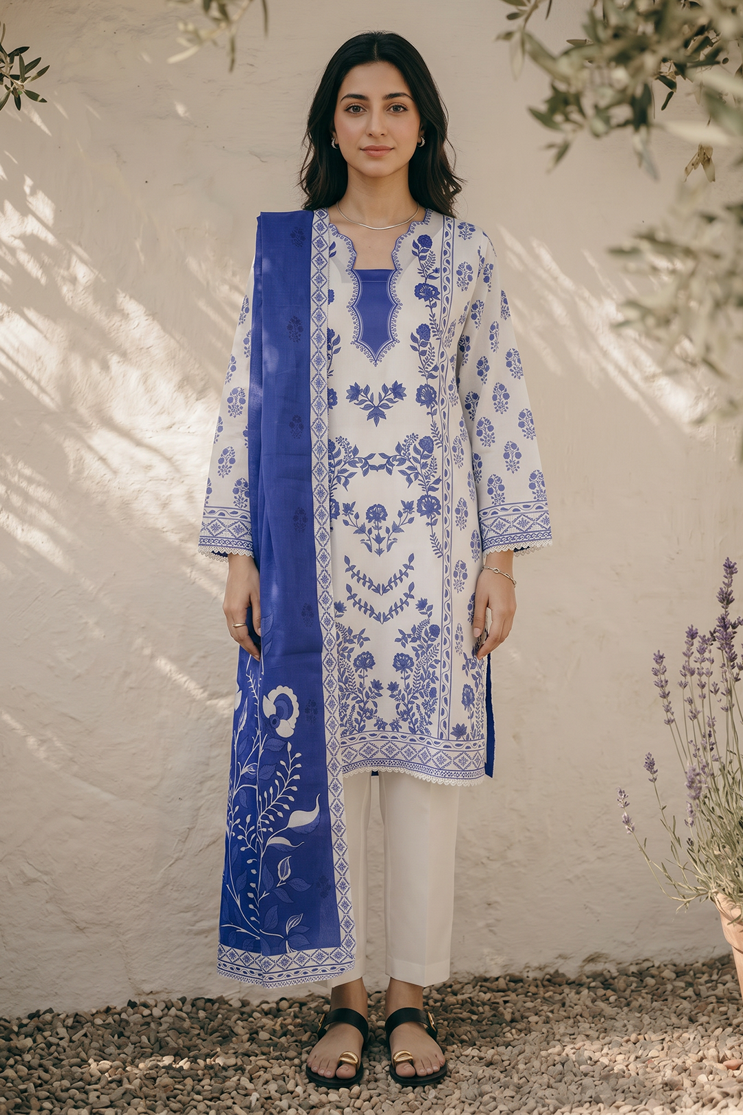 Kurta Dupatta Trouser - 2692
