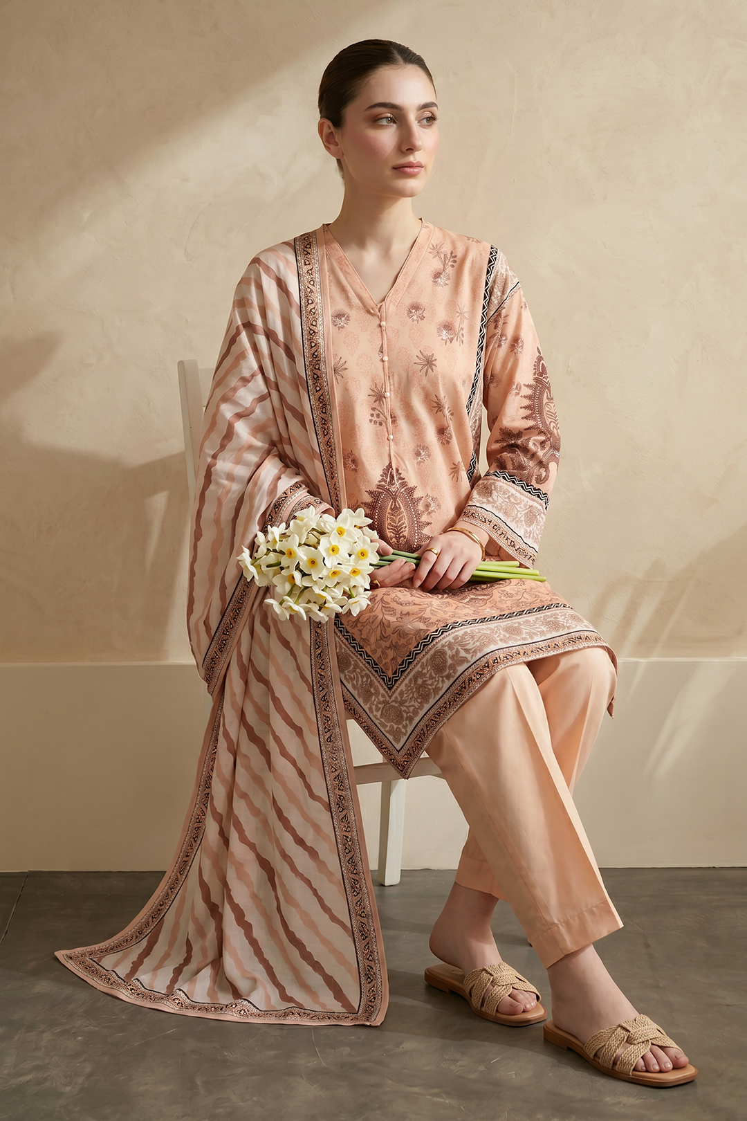 Kurta Dupatta Trouser - 2696