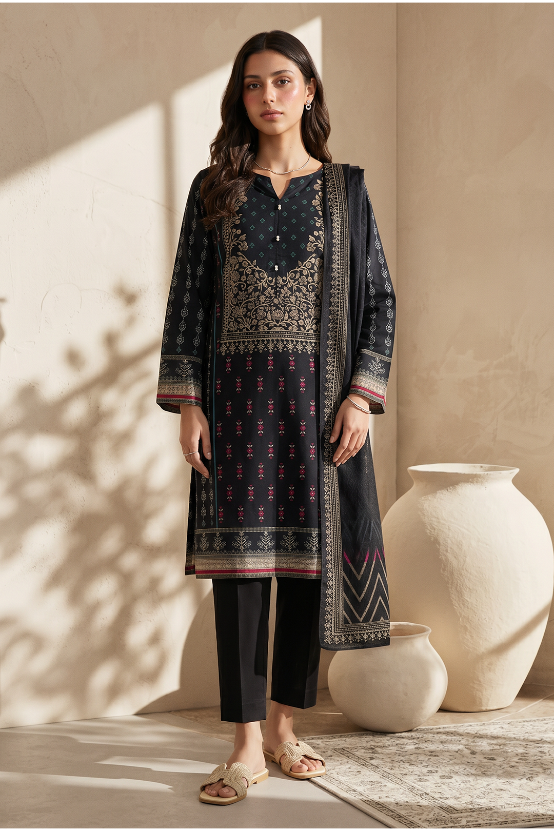Kurta Dupatta Trouser - 2960