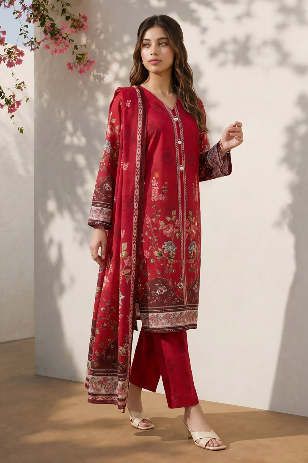 Kurta Dupatta Trouser - 2973