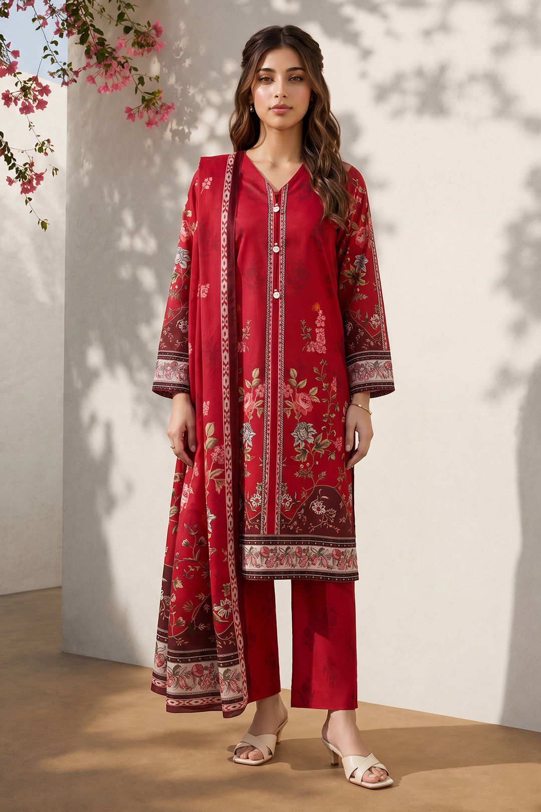Kurta Dupatta Trouser - 2973