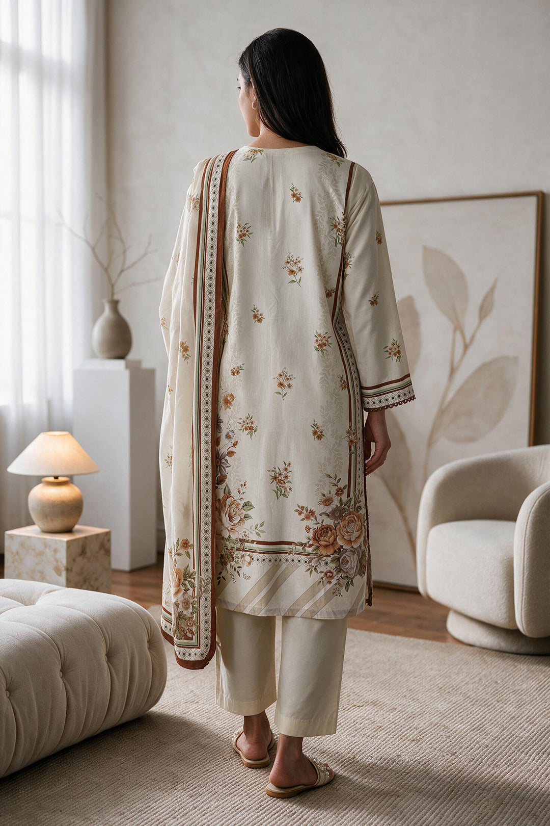 Kurta Dupatta Trouser - 2981