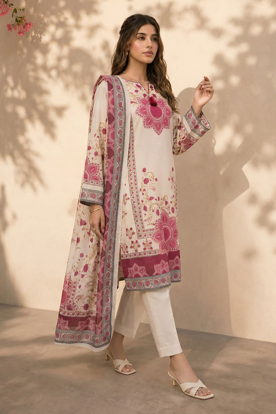 Kurta Dupatta Trouser - 2987
