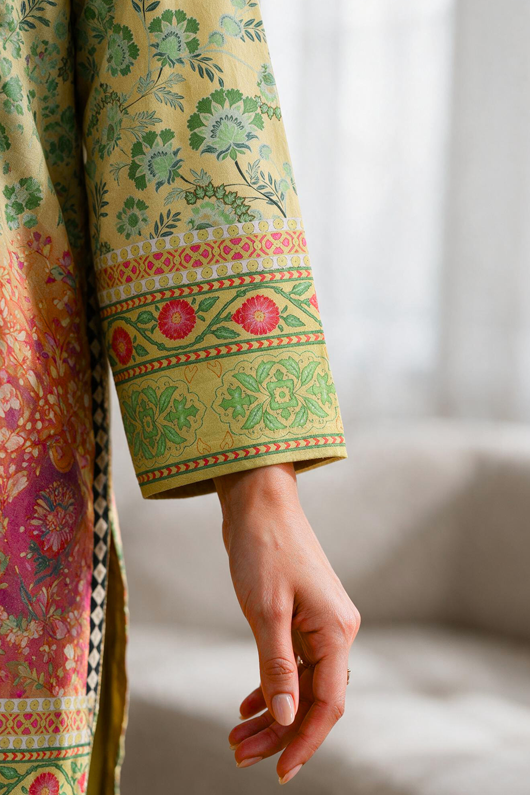 Embroidered Kurta Dupatta Trouser - 2990