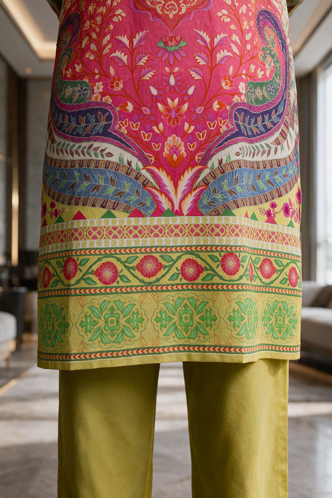 Embroidered Kurta Dupatta Trouser - 2990