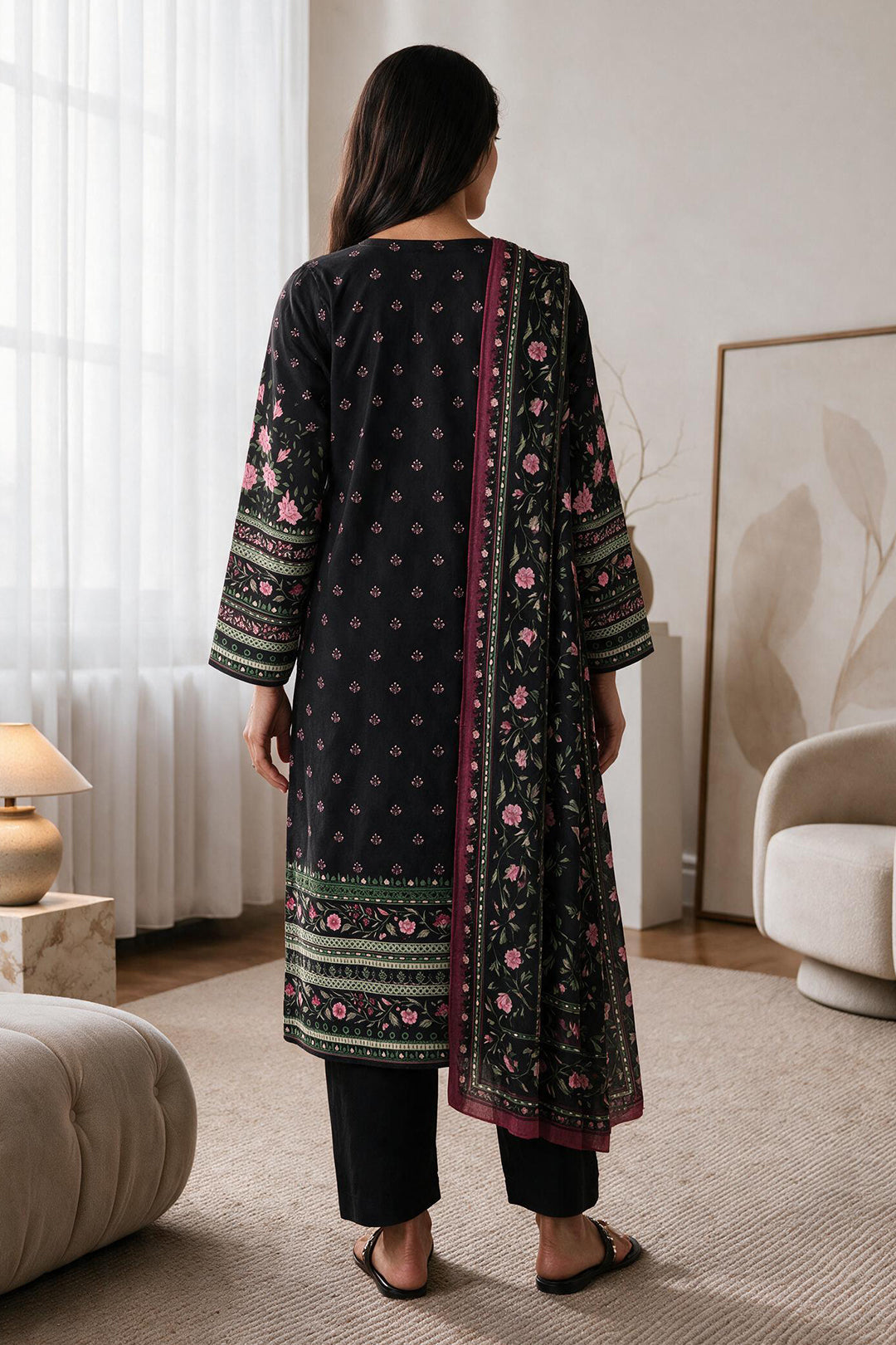 Kurta Dupatta Trouser - 3165