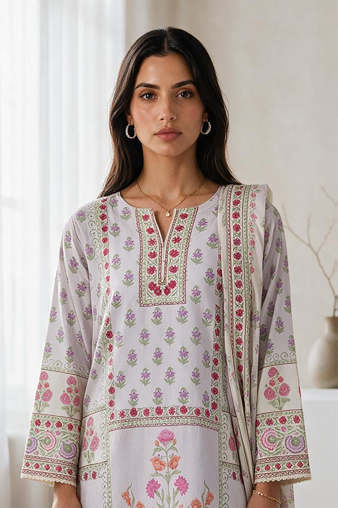 Kurta Dupatta Trouser - 3179