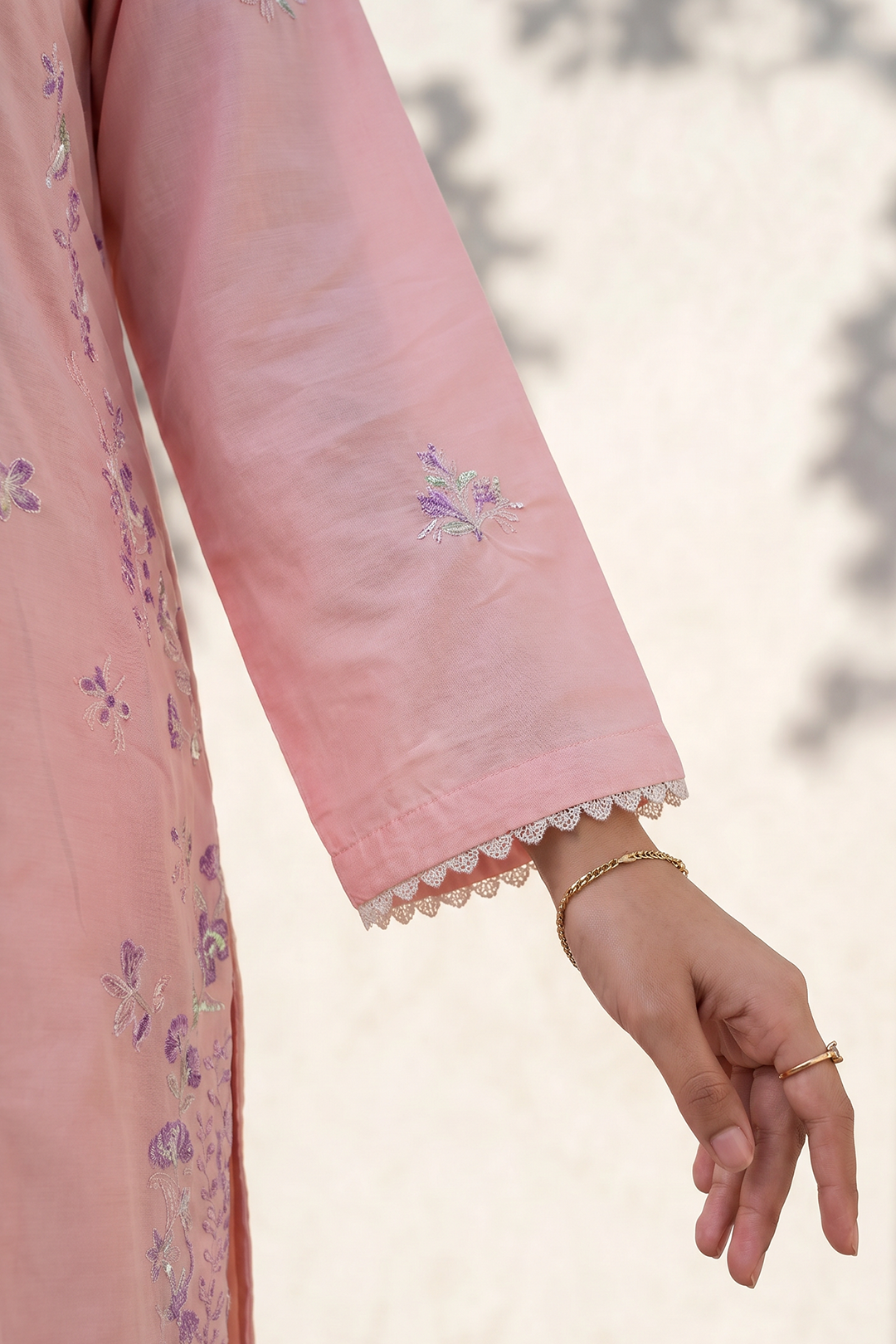 Embroidered Kurta Dupatta Trouser - 3222
