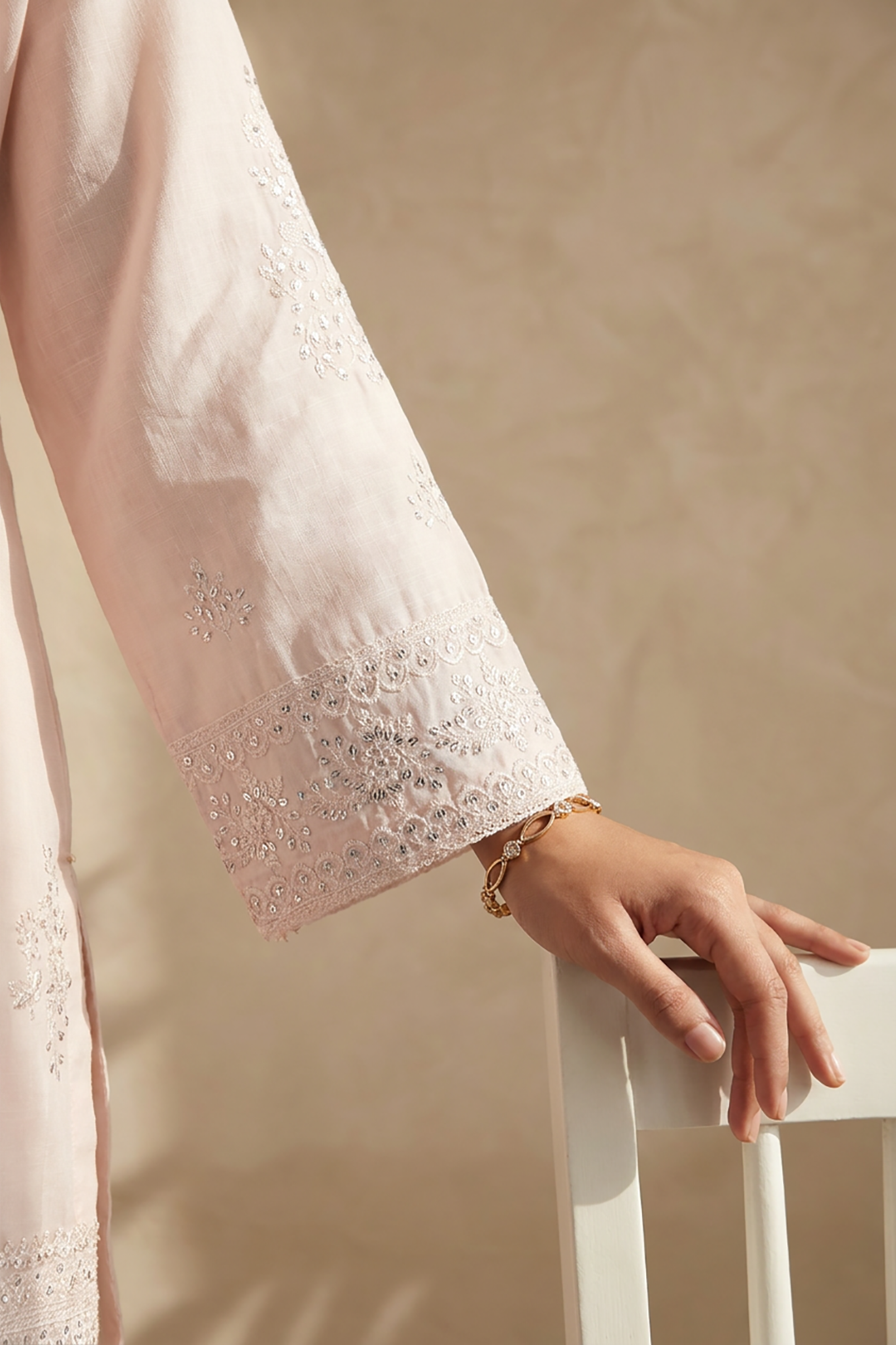 Embroidered Kurta Dupatta Trouser - 3223