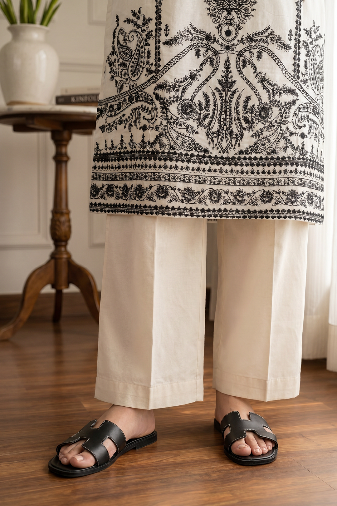 Embroidered Kurta Dupatta Trouser - 3250