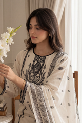 Embroidered Kurta Dupatta Trouser - 3250
