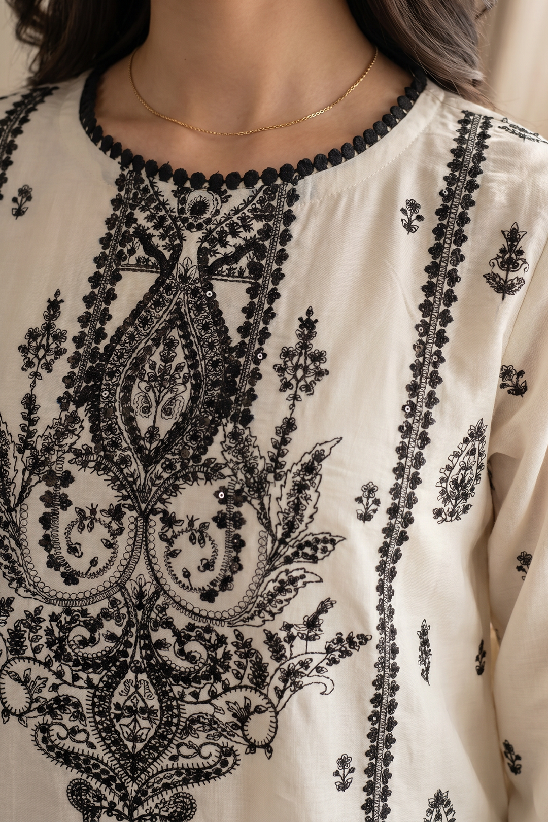 Embroidered Kurta Dupatta Trouser - 3250