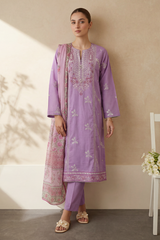 Embroidered Kurta Dupatta Trouser - 3251